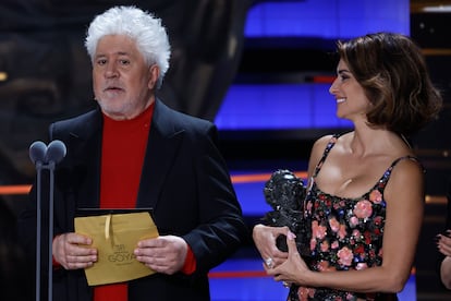 Pedro Almodovar y Penélope Cruz