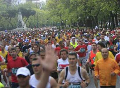 Los corredores, por las calles de Madrid