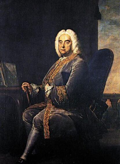 Händel, pintado por Tomas Hudson.
