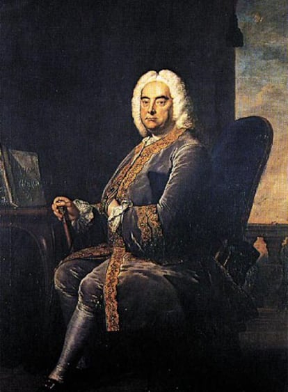 Händel, pintado por Tomas Hudson.