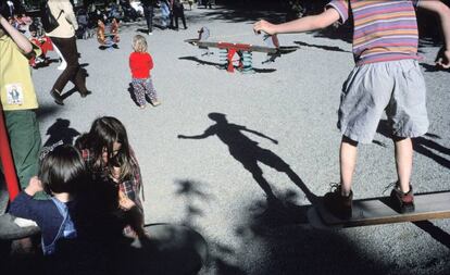 Un parque infantil en Toulouse. 