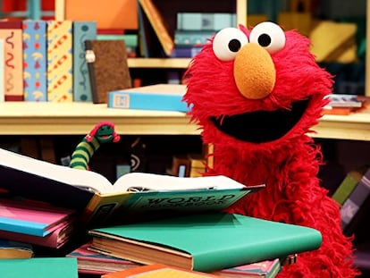 El personaje Elmo, en un episodio de 'Barrio Sésamo' (1969)