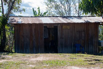 Fachada de la caseta del CLADH en Simpinula.