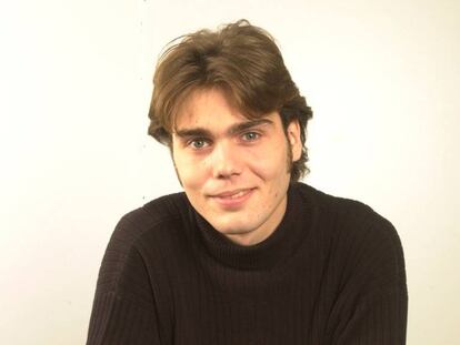 Carlos Navarro en 2001, cuando participó en el programa "Gran Hermano".