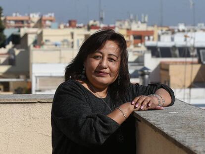 Gladys Meza, en la sede de Andalucía Acoge.  