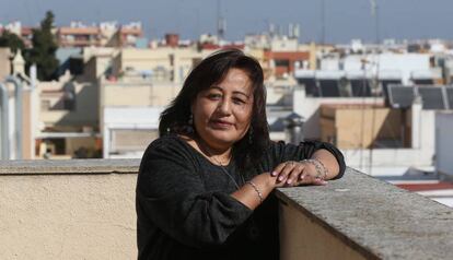 Gladys Meza, en la sede de Andalucía Acoge.  