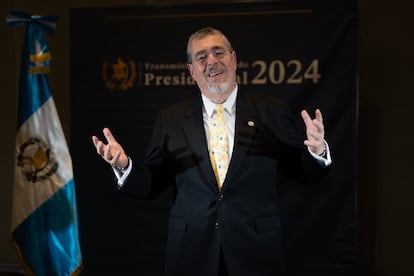 El presidente electo de Guatemala, Bernardo Arévalo, el 13 de enero.