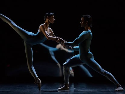 Pase grafico de los 30 años de danza del Victor Ullate Ballet en los Teatros del Canal, en Madrid.