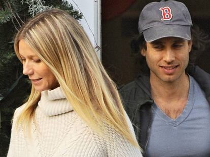 La actriz Gwyneth Paltrowen y el productor Brad Falchuk el pasado diciembre en Los &Aacute;ngeles.