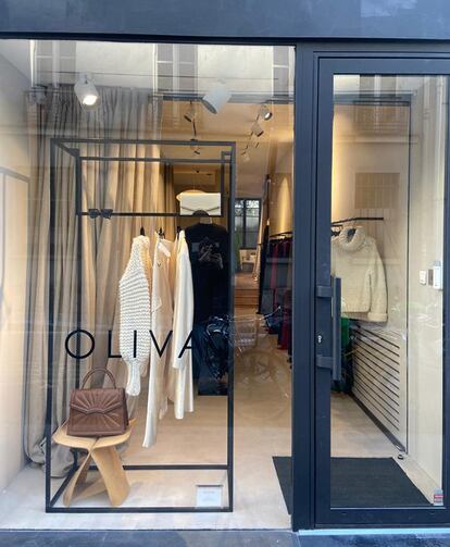 Imagen del exterior de la boutique de Oliva en París, en el número 63 de la rue des Saints-Pères.
