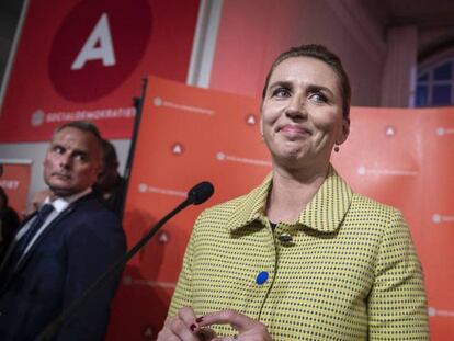 La líder socialdemócrata danesa, Mette Frederiksen.