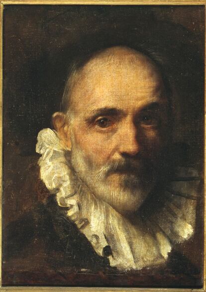 Autorretrato del artista, realizado entre 1595 y 1600. Galería de los Uffizi.