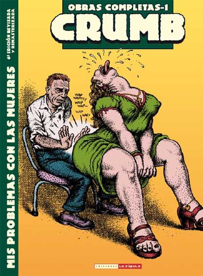 Portada de uno de volúmenes de Crumb de la serie <i>Mis problemas con las mujeres</i>.