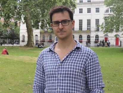 Lewis Dartnell, en Londres, durante la entrevista.