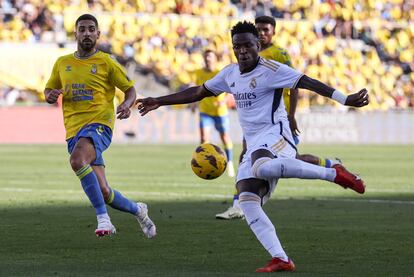 Vinicius marca el 1-1 contra el Las Palmas.