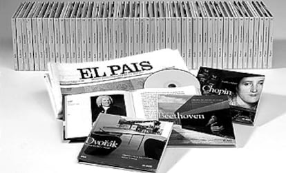 La colección CLÁSICA-EL PAÍS ofrecerá obras maestras de los más grandes compositores.