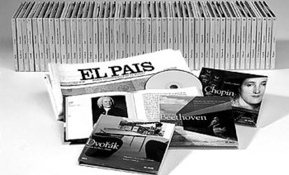 La colección CLÁSICA-EL PAÍS ofrecerá obras maestras de los más grandes compositores.