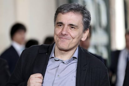 El ministro de Finanzas griego, Euclides Tsakalotos. 