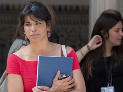 Teresa Rodríguez, líder de Podemos en Andalucía.