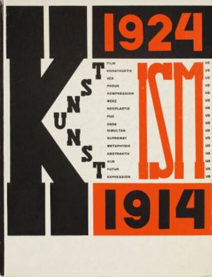 &#039;Los ismos del arte&#039; (1925), de Lissitzky y Hans Arp.