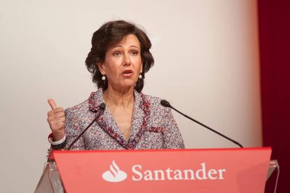 Ana Botín, presidenta de Banco Santander.