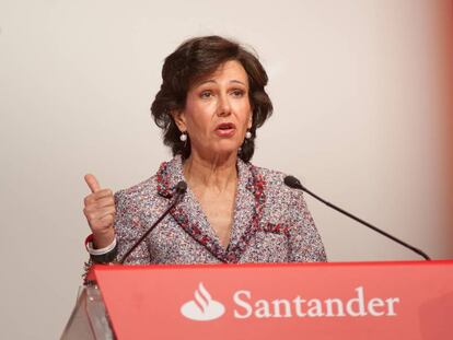 Ana Botín, presidenta de Banco Santander.