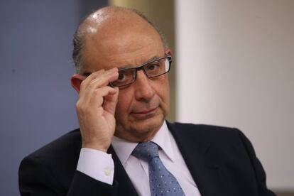 Cristóbal Montoro, ministro de Hacienda y Administraciones Públicas