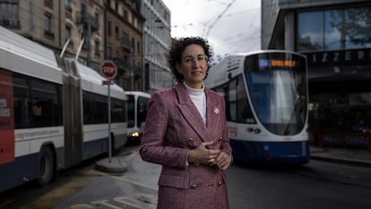 Marta Rovira, fotografiada en Ginebra, el pasado día 10.