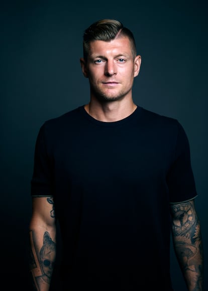 Toni Kroos, fotografiado antes de la entrevista que concedió a El País Semanal en Madrid.