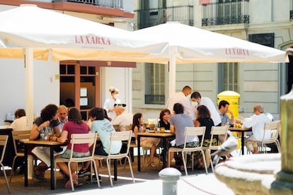 Restaurante La Xarxa, en Barcelona.