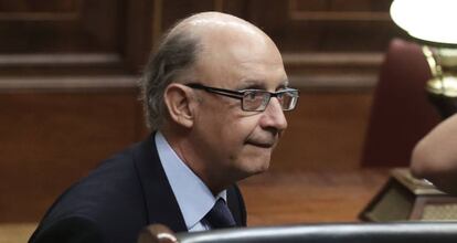 Cristobal Montoro, ministro de Hacienda en funciones. 