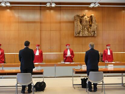 Sesión del Tribunal Constitucional alemán.