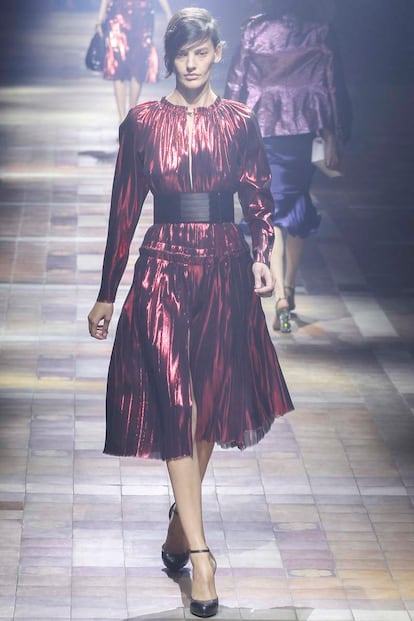 La metalizada retrospectiva de Lanvin