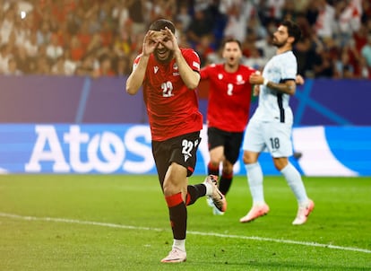 Georges Mikautadze Georgia Portugal Eurocopa