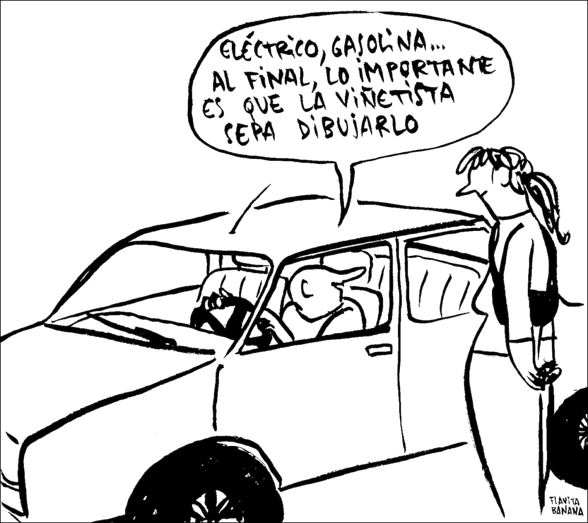 Flavita Banana: coches fáciles