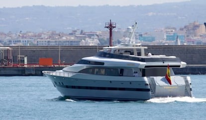 El yate &#039;Fortuna&#039;, hoy rebautizado como &#039;Foners&#039; 