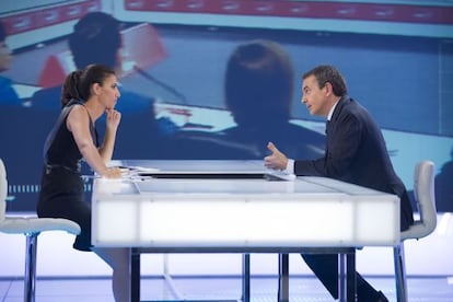 Ana Pastor y José Luis Rodríguez Zapatero