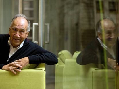 El poeta Joan Margarit, ganador del Premio Cervantes 2019, en Barcelona en 2017.
