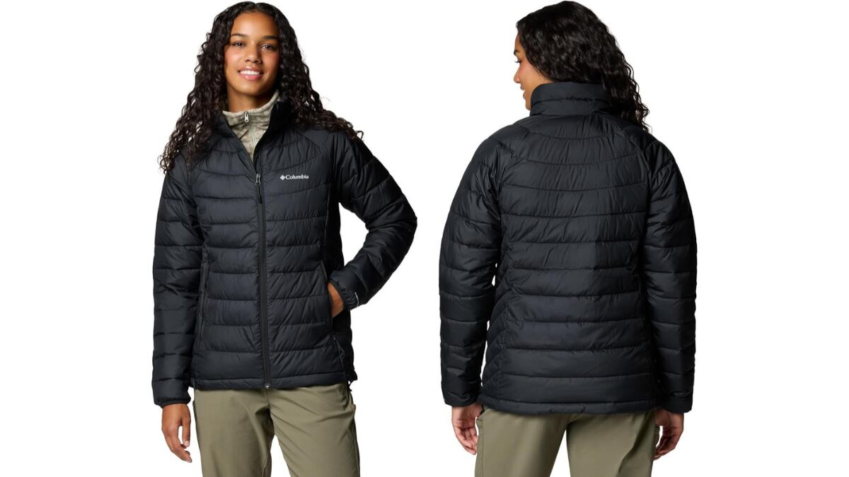 Abrigo acolchado de Columbia.