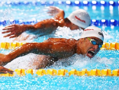 Chad le Clos, en la final de 200m mariposa