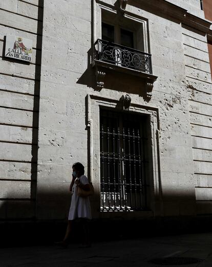 Huellas que dejaron los disparos de la Guerra Civil en la ciudad de Madrid. Edificio de la Comunidad de Madrid