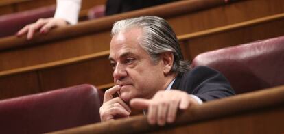 Marcos de Quinto durante un sesión del Congreso de los Diputados.