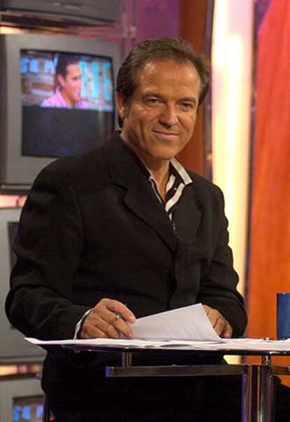 Pepe Navarro, en una de sus últimas apariciones en televisión.