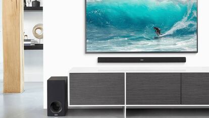 Hemos elegido la barra de sonido Denon DHT-S316 como la mejor para la mayoría de televisores.