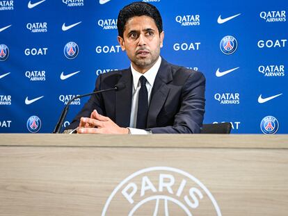 Nasser Al-Khelaifi, presidente del PSG.