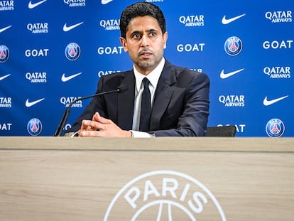 Nasser Al-Khelaifi, presidente del PSG.