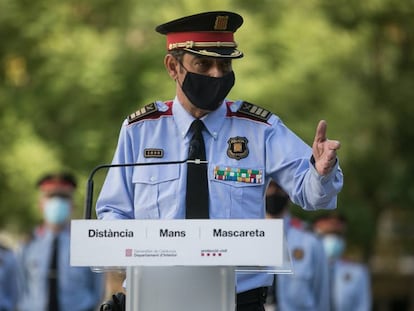 El mayor de los Mossos, Josep Lluís Trapero.