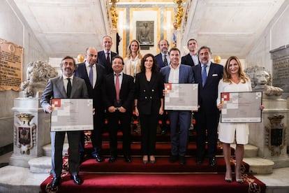 La Cámara de Madrid otorga su Premio Pyme a Master Battery, una empresa que fabrica baterías para autoconsumo y electromovilidad, este jueves.