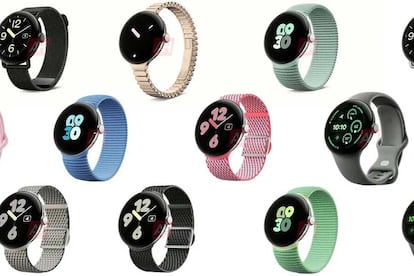 Diferentes colores del reloj Google Pixel Watch