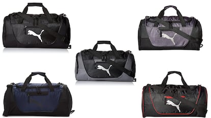 Esta maleta, disponible en cinco colores, es ideal para guardar tus cosas del gimnasio o para un viaje corto